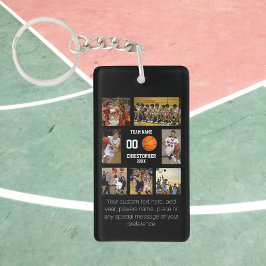Basketboll 7 fotokollage personlig svart