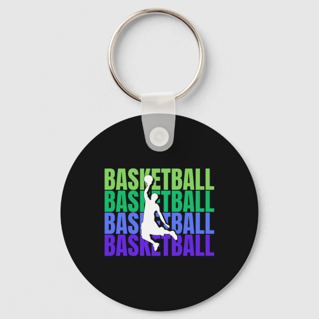 Basketboll aktiv nyckelring (Framsida)