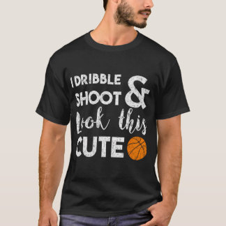 Basketboll Älskare I-diskret stöt och titta på det T Shirt