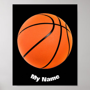 Basketboll Anpassningsbarna Namn Poster