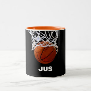 Basketboll Anpassningsbarna Namn Två-Tonad Mugg