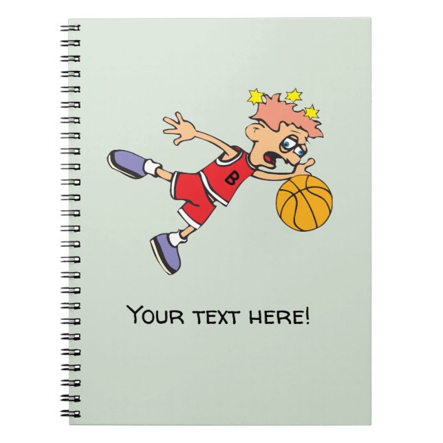 Basketboll Anteckningsbok (Framsidan)
