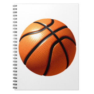 Basketboll Anteckningsbok Med Spiral