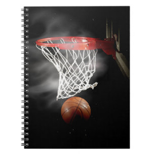 Basketboll Anteckningsbok Med Spiral