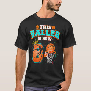 Basketboll är 8:e födelsedag. Baller är nu 8 T Shirt