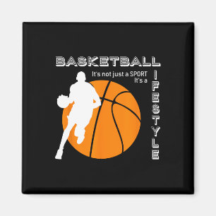 Basketboll är en livsstil - Basketboll Magnet
