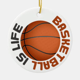 Basketboll är Life Julgransprydnad Keramik