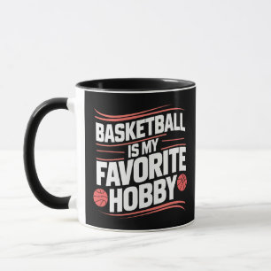 Basketboll är min favorithobby, sportsman mugg