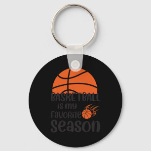 Basketboll är min favoritsäsong 12 nyckelring