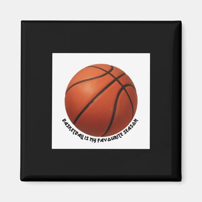 Basketboll är min favoritsäsong aktiv magnet (Framsidan)