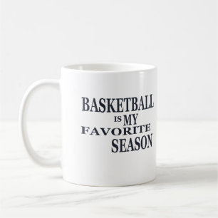 Basketboll är min favoritsäsong kaffemugg