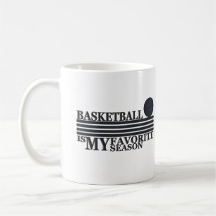 Basketboll är min favoritsäsong kaffemugg