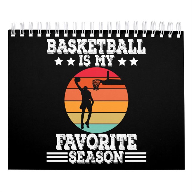 Basketboll är min favoritsäsong kalender (Omslag)