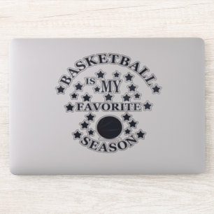 Basketboll är min favoritsäsong klistermärken