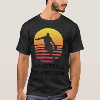 Basketboll är min favoritsolnedgång t shirt