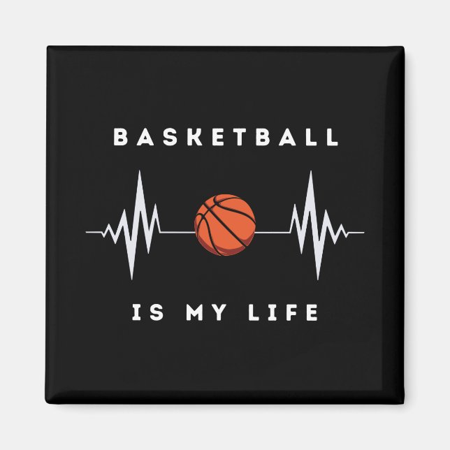 Basketboll är min favoritsport magnet (Framsidan)