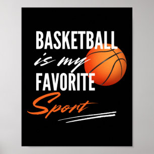 Basketboll är min favoritsport poster