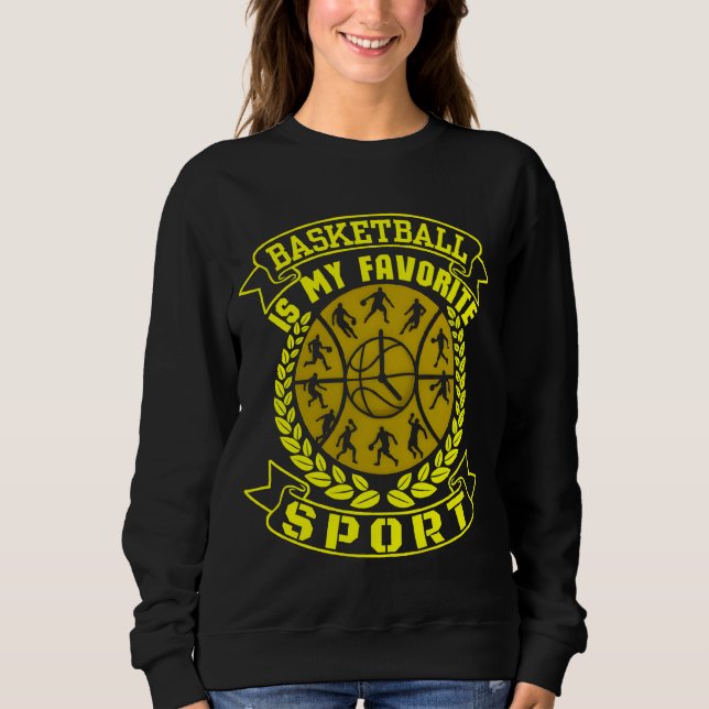basketboll är min favoritsport t shirt (Framsida)