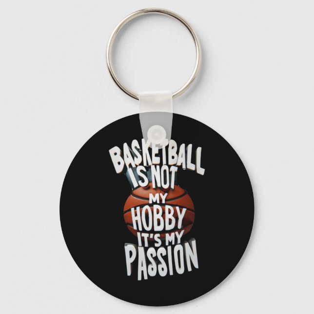 Basketboll är min pipa nyckelring (Framsida)
