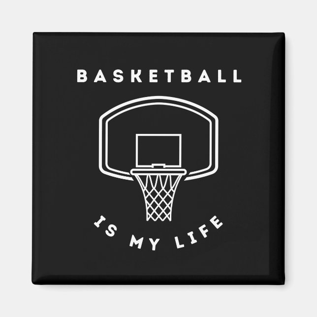 Basketboll är min sport magnet (Framsidan)
