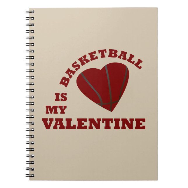 basketboll är min valentin anteckningsbok (Framsidan)