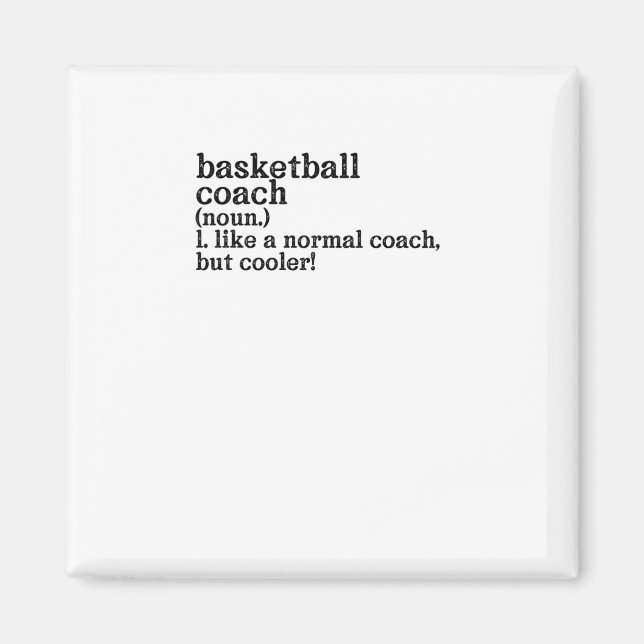 Basketboll är som en vanlig kuk, men kylare! magnet (Framsidan)