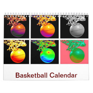 Basketboll Art Kalender
