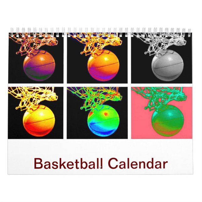 Basketboll Art Kalender (Omslag)