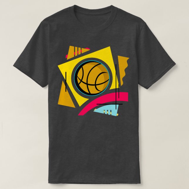 Basketboll Art T Shirt (Design framsida)