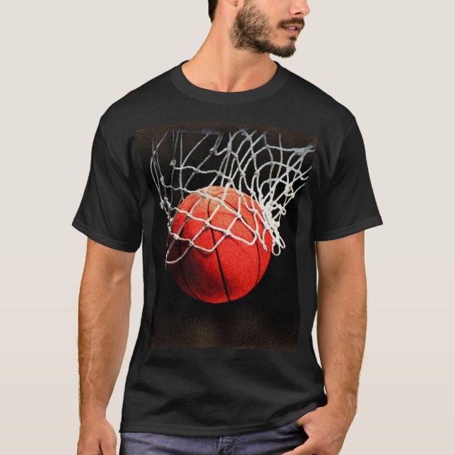 Basketboll Art T-shirt (Framsida)
