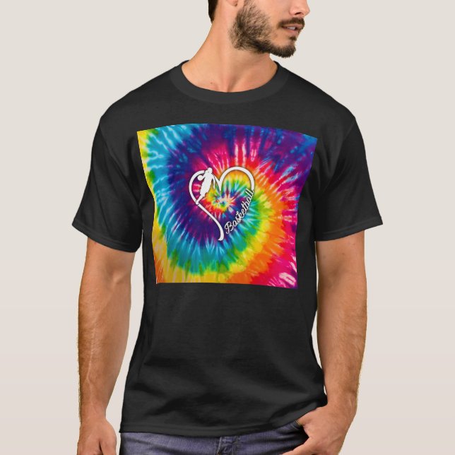 Basketboll Art T Shirt (Framsida)