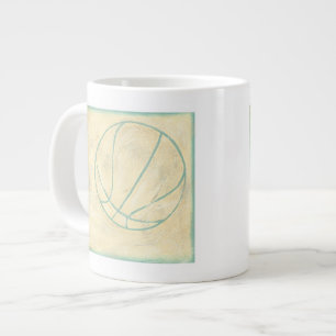 Basketboll av Chariklia Zarris Jumbo Mugg
