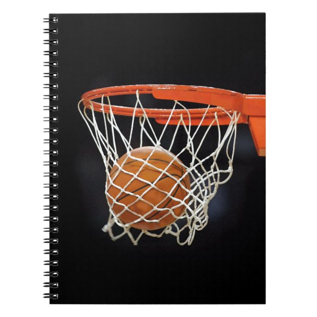 Basketboll bärbar dator anteckningsbok (Framsidan)