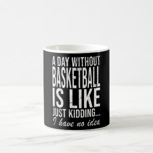 Basketboll Basketball Player Ljug Sstickande gåva Kaffemugg