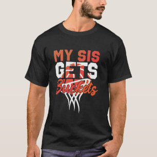 Basketboll Bball Sister Syrrans fickor T Shirt