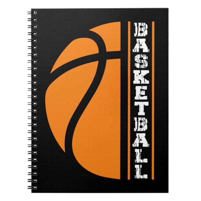 Basketboll - Boll är Life Anteckningsbok (Framsidan)