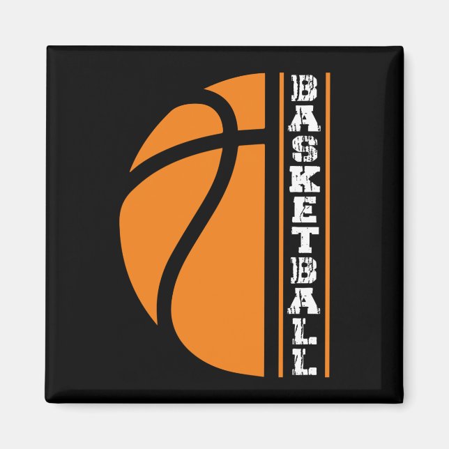 Basketboll - Boll är Life Magnet (Framsidan)
