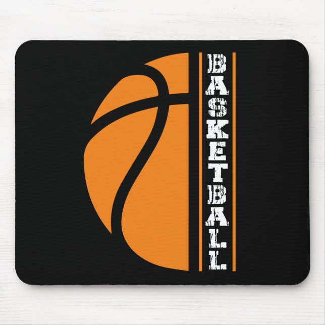 Basketboll - Boll är Life Musmatta (Framsidan)
