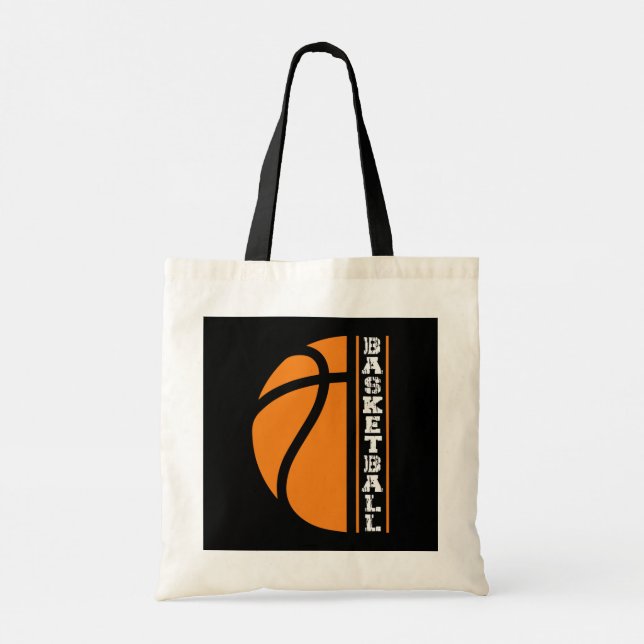 Basketboll - Boll är Life Tygkasse (Baksida)