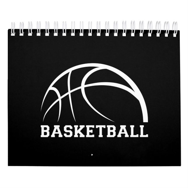 Basketboll Boll design Kalender (Omslag)