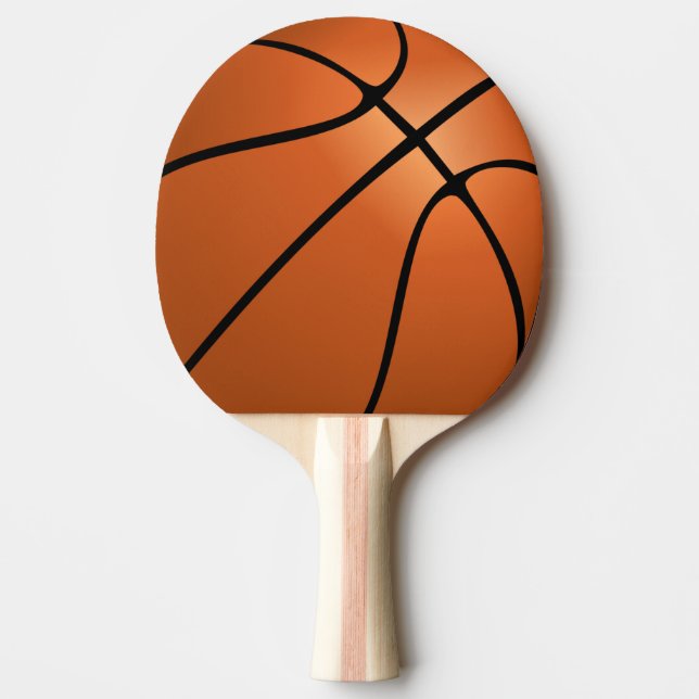 Basketboll (boll) pingisracket (Framsidan)