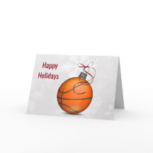 Basketboll boll prydnadsföremål Holiday Greetings