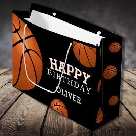 Basketboll Boll Sport Glad Födelsedag Namn