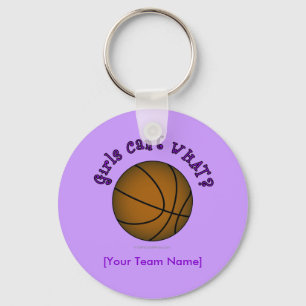 Basketboll - Brown/Lila Nyckelring