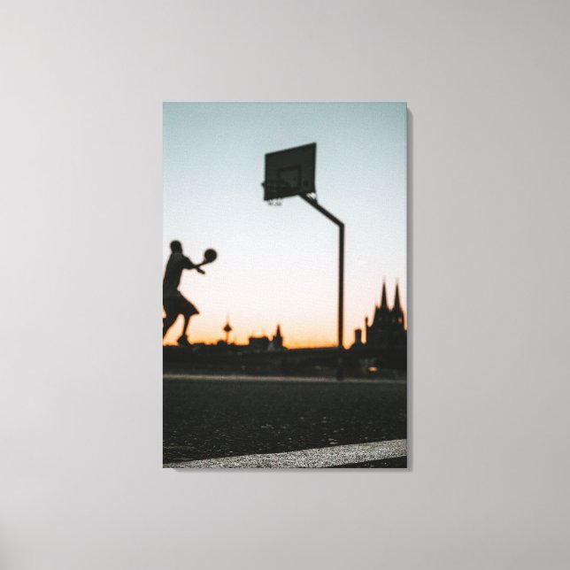Basketboll Canvastryck (Framsida)
