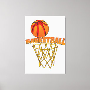 Basketboll Canvastryck