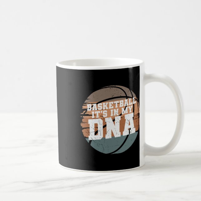Basketboll det är i min DNA 1 Kaffemugg (Höger)
