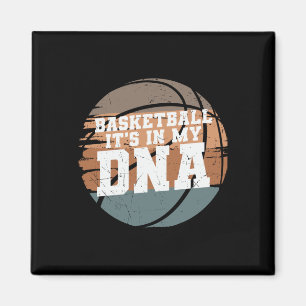 Basketboll det är i min DNA 1 Magnet