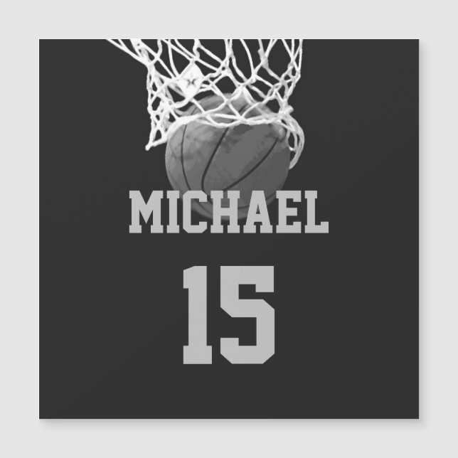 Basketboll ditt namn (Framsida)
