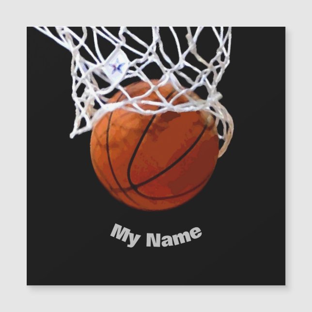 Basketboll ditt namn (Framsida)